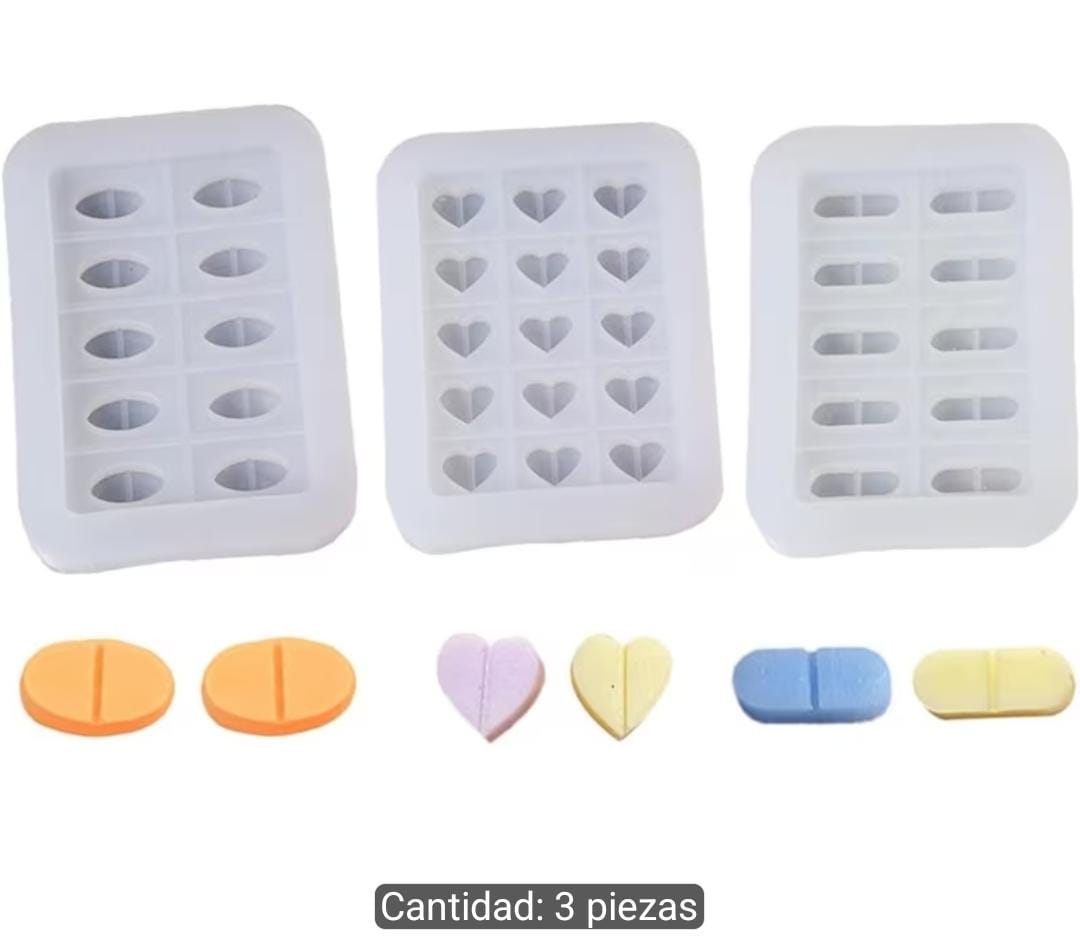 Set de moldes de pastillas
