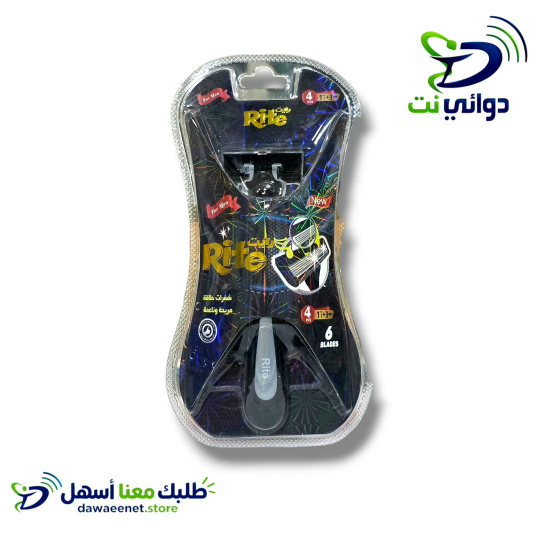 مكينه حلاقة رايت 6 شفرات [ يتكون الباكت من 4 رؤوس ومكينة حامله ]_1