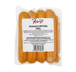 FREYS SHORT FRANKFURTERS 800G Code: FSU <<< Econo Foods >>>