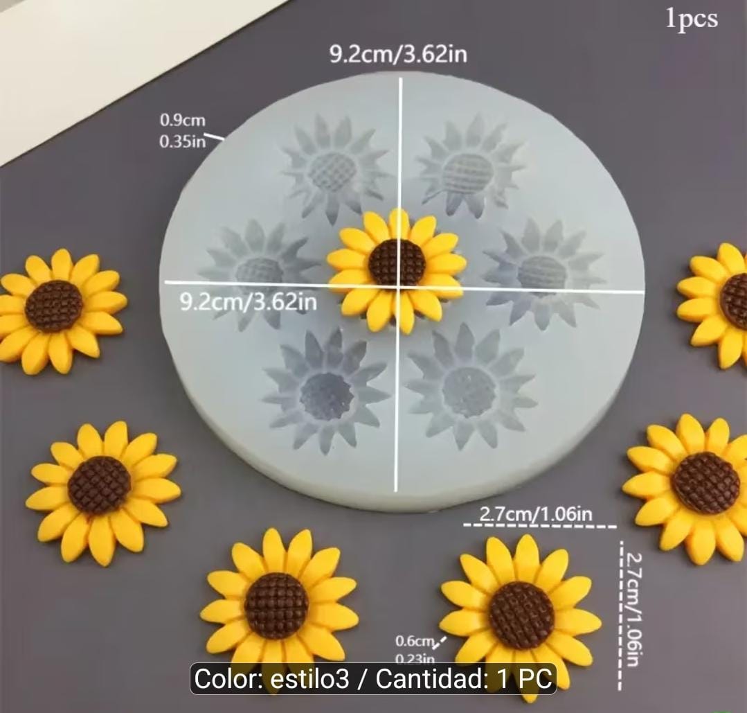 Moldes girasoles