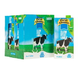 FIRST CHOICE MILK LOW FAT 6 X 1L Code: FCLFMB <<< Econo Foods >>>