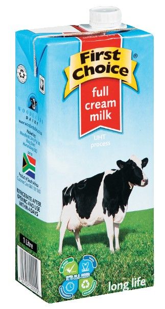 FIRST CHOICE MILK FULL CREAM 1LT Code: FCLLMU <<< Econo Foods >>>