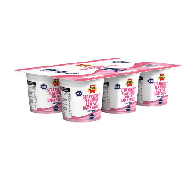 FIRST CHOICE STRAWBERRY YOGHURT 6 X 100G Code: FCYS-U <<< Econo Foods >>>