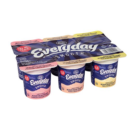 SUNDALE SMOOTH MIX YOGHURT 6 X 100G Code: SUNYS <<< Econo Foods >>>
