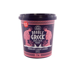 SUNDALE DOUBLE STRAWBERRY/CREAM YOGHURT 1LT <<< Econo Foods >>>