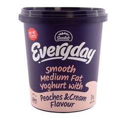 SUNDALE SMOOTH PEACH/C YOGHURT 1LT <<< Econo Foods >>>