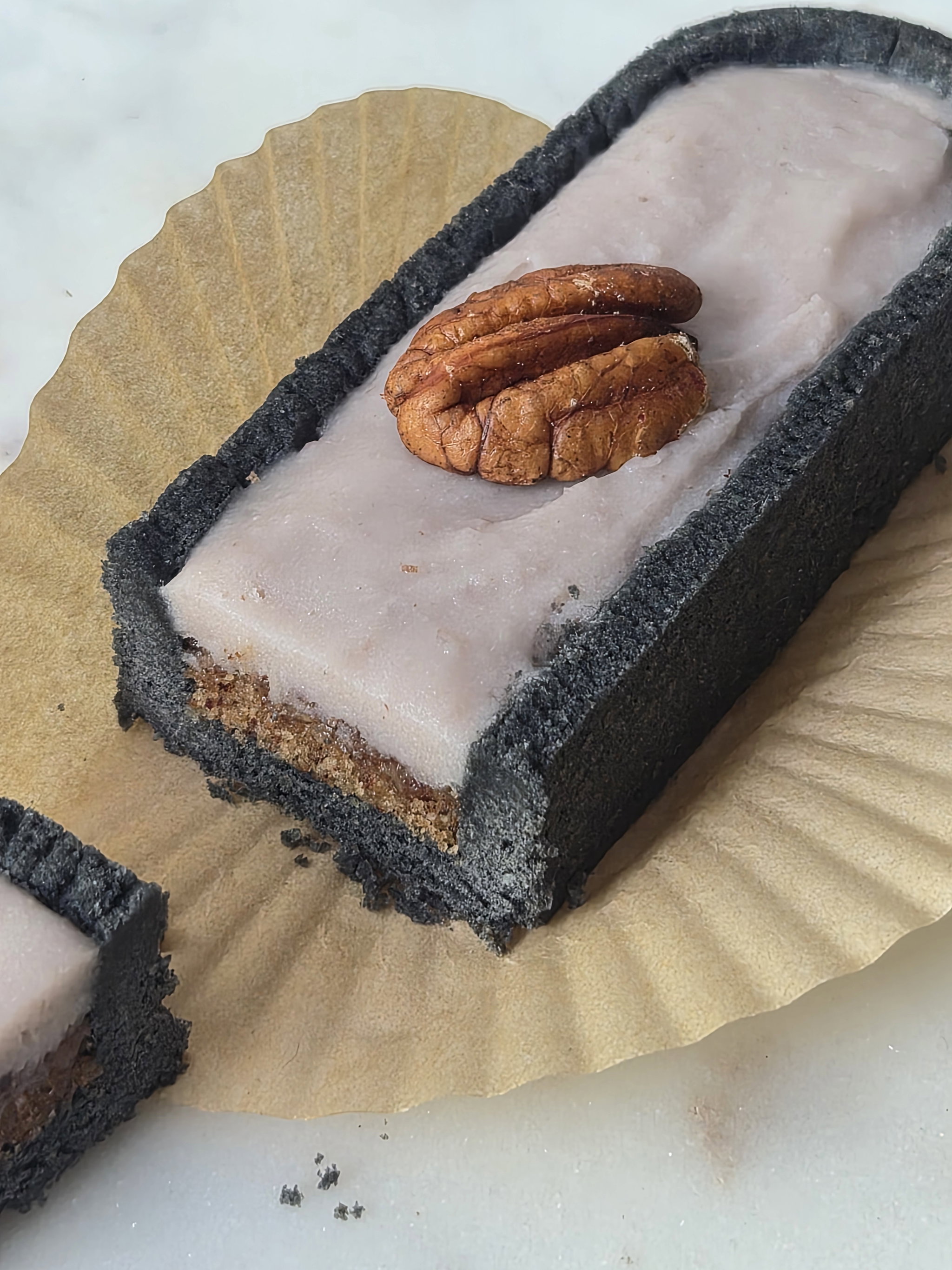 Charcoal Pecan Taro Tart_1