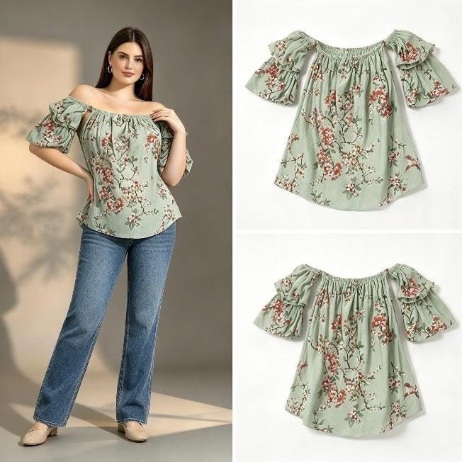 Blusa off shoulder _0