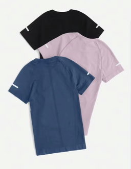 3 piece exercise t-shirt sets