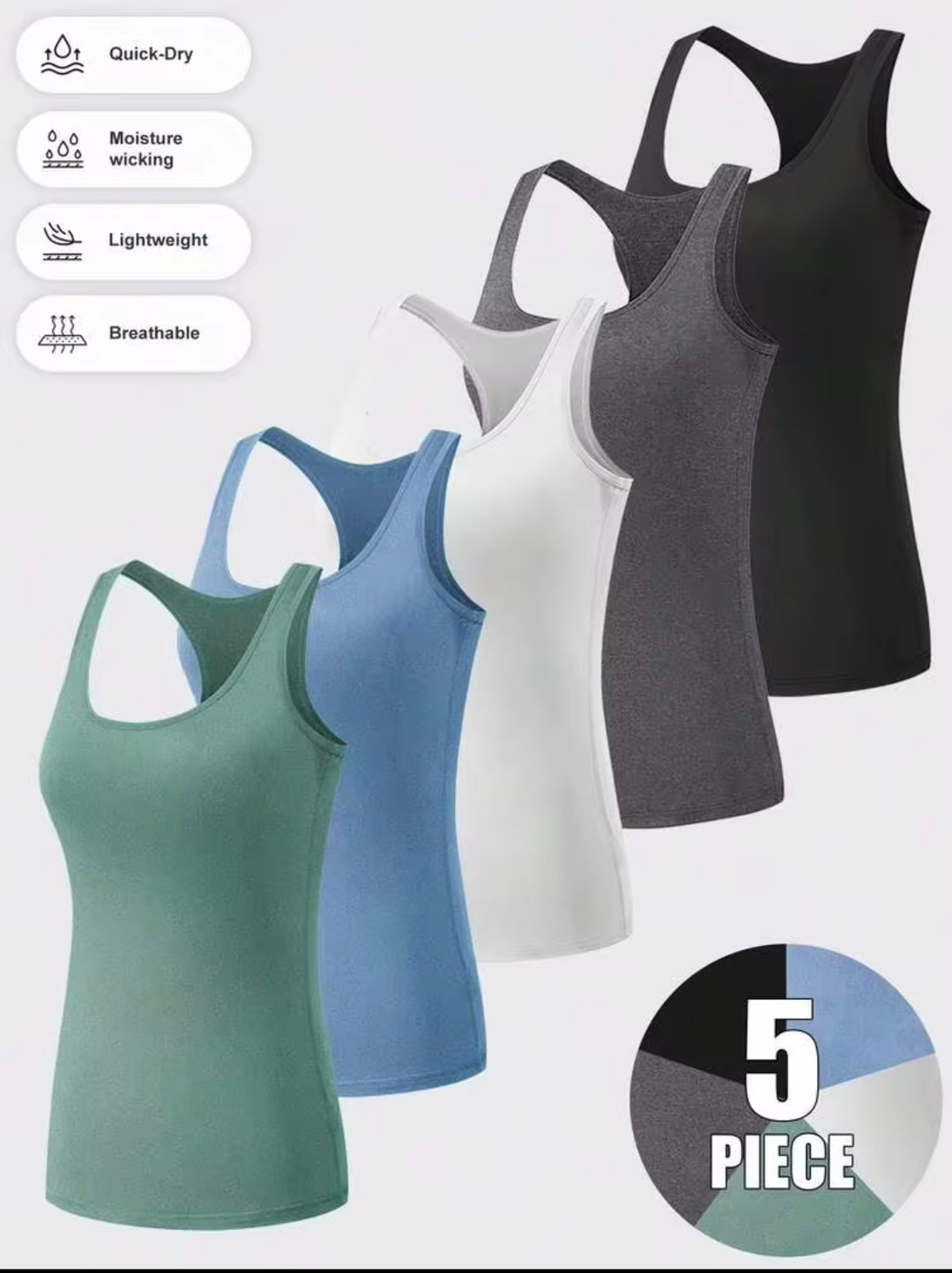 Racerbacks (Pack of 5)