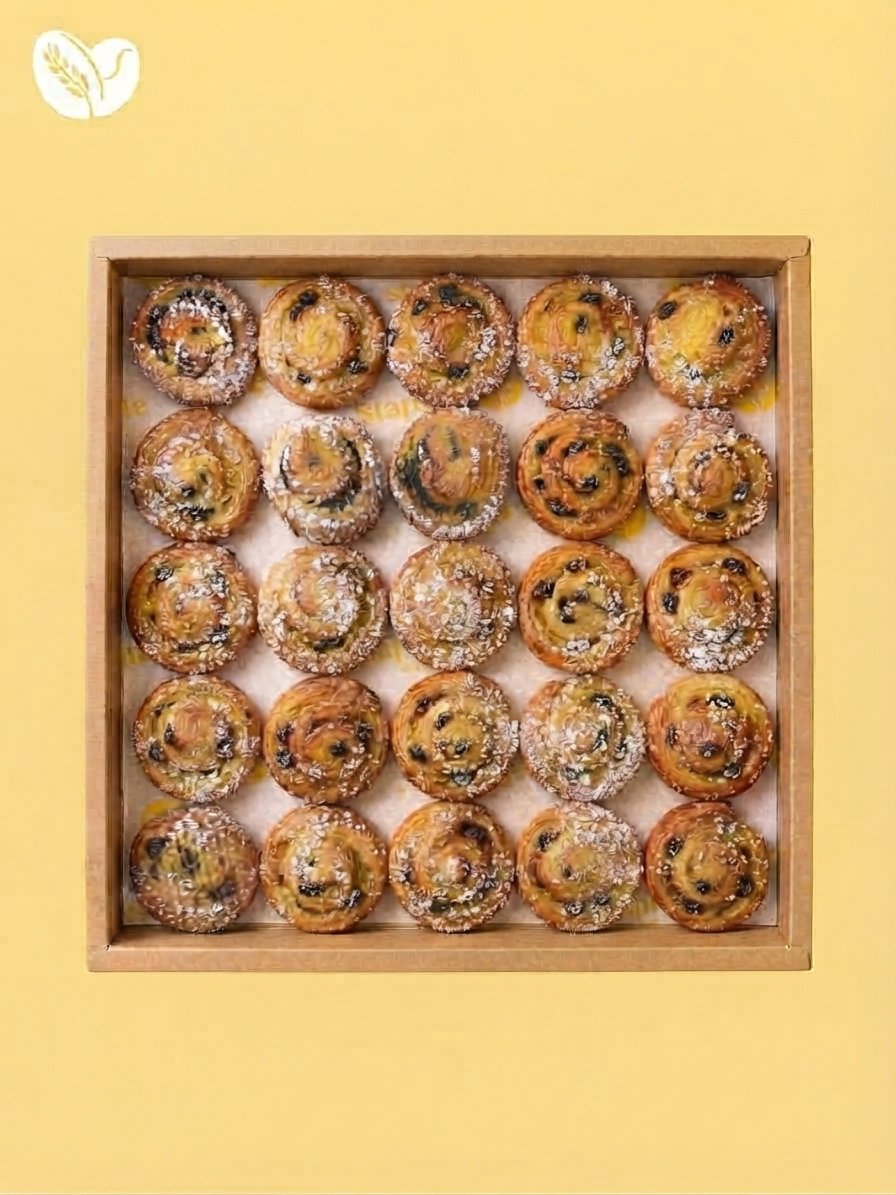 Mini Pain Aux Raisins (Comes in 20)_0