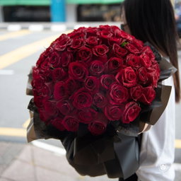 KN105-5 Rose Ever Red 50cm وَردَة