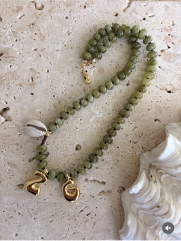 Olivyas  Necklace + Initial