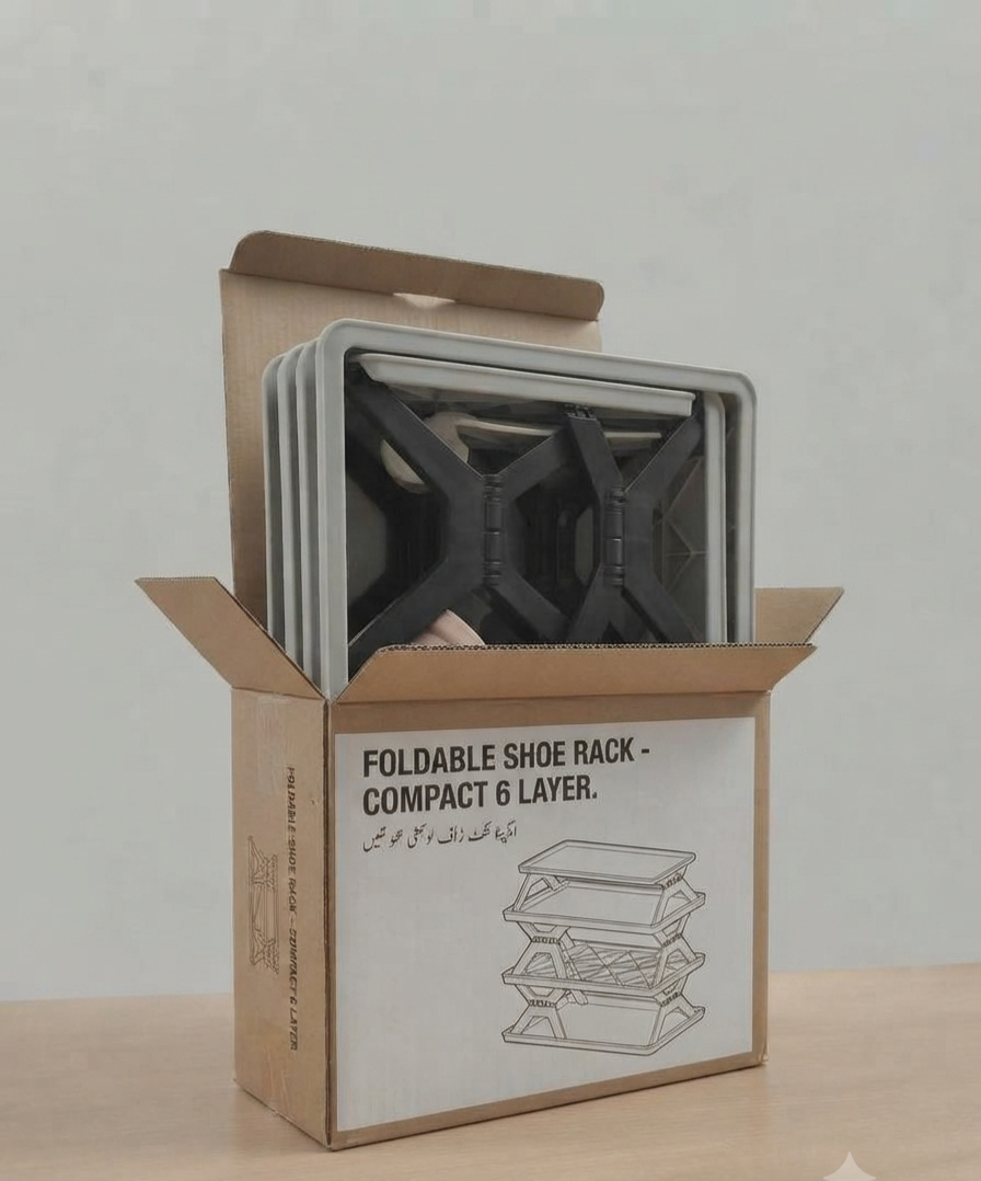 Foldable shoe Rack 6 layer for Home 