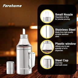 Homeglare stainless steel oil dispenser