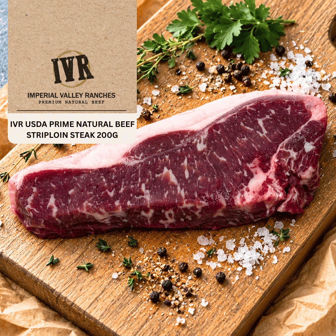 IVR USDA Prime Natural Beef Striploin Steak 200G