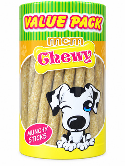 MCM Chewy Value Pack Dog Chews – Rawhide Dental Treats for Healthy Teeth & Long-Lasting Chewing