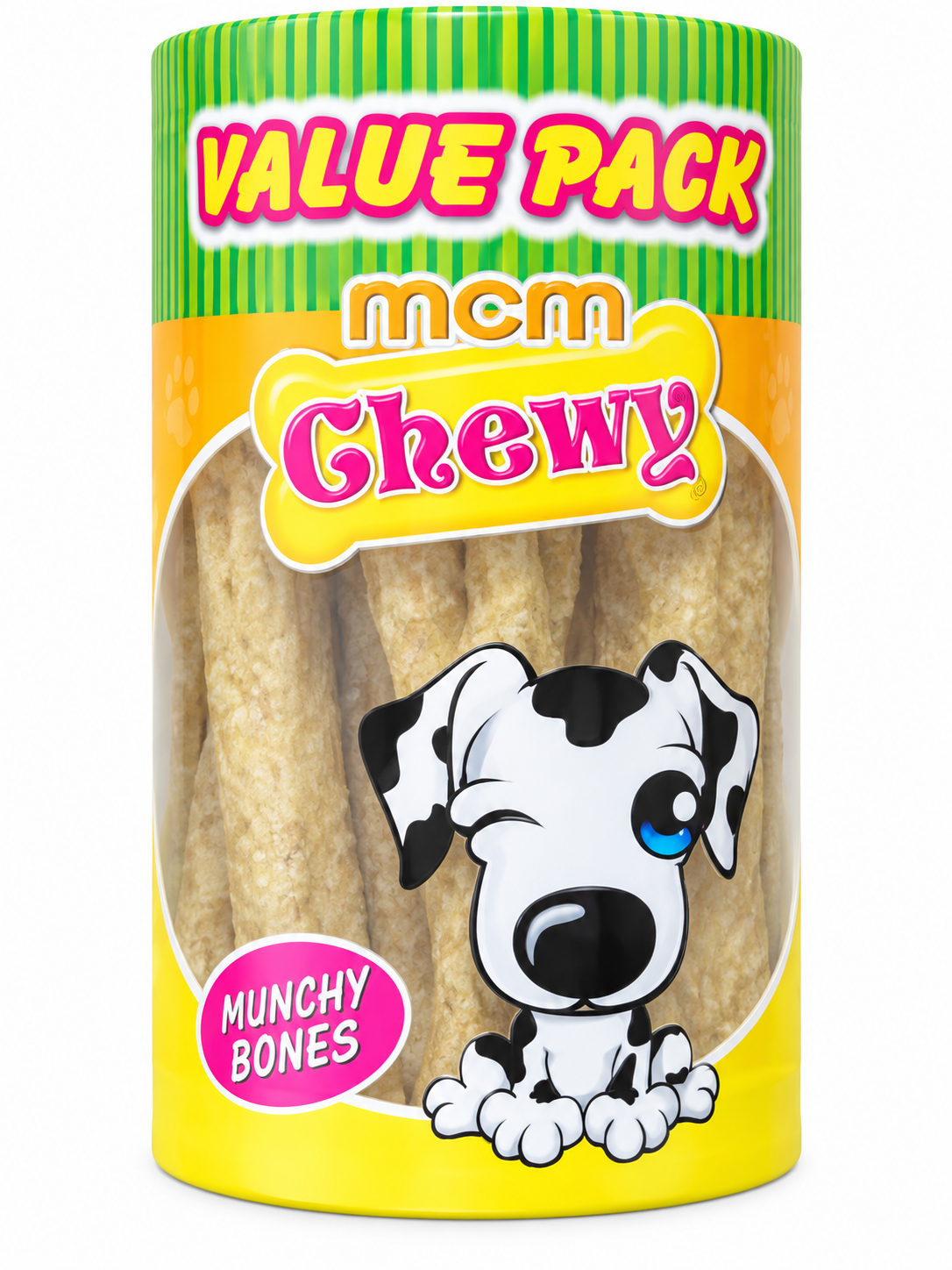 MCM Chewy Value Pack Dog Chews – Rawhide Dental Treats for Healthy Teeth & Long-Lasting Chewing_3