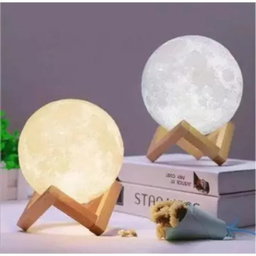 3D Lunar Glow Moon Lamp with Stand