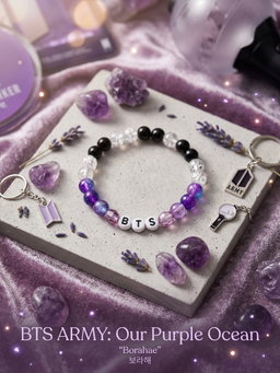Purple Army Bracelet