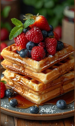 Waffles, Crepe and Pancakes