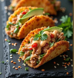 Tuna Tacos with Seasonal Avocado