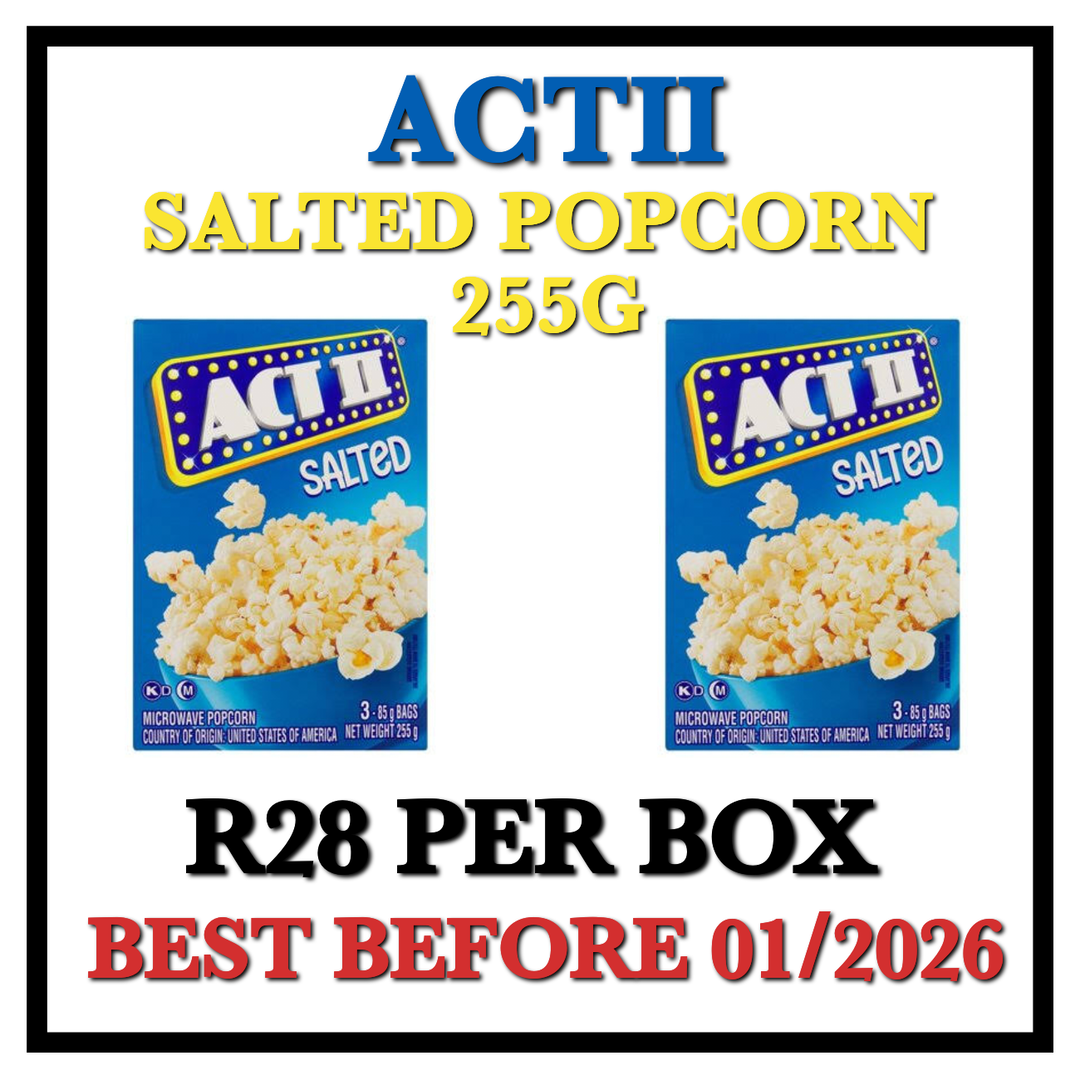 ActII Microwave Popcorn (Salted)