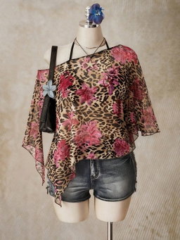 Asymmetric Neck top