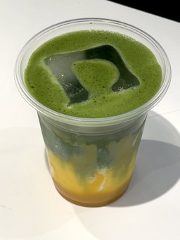 Mango Raspberry Matcha Latte 🥭 