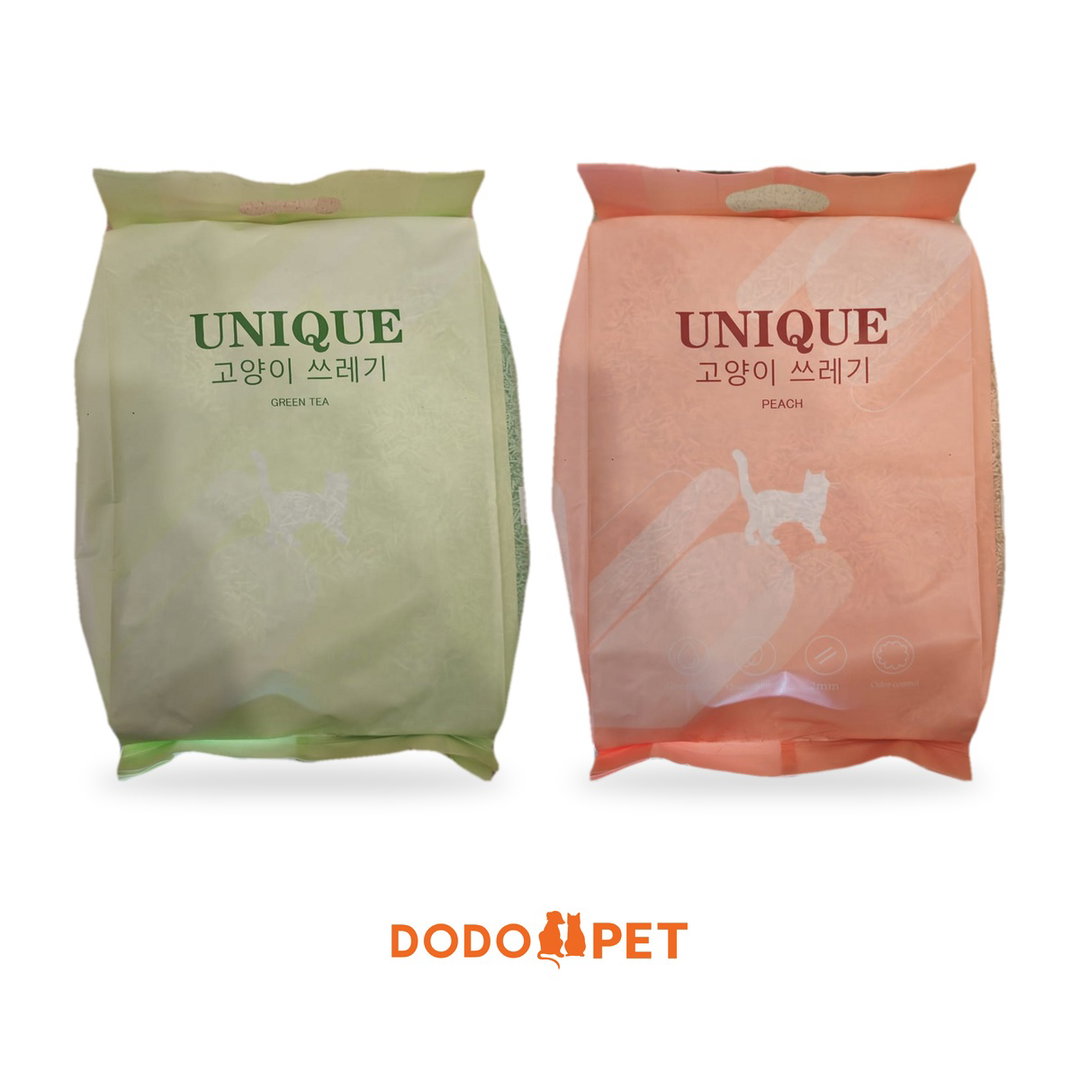 Unique Cat Litter – Green Tea, Peach
