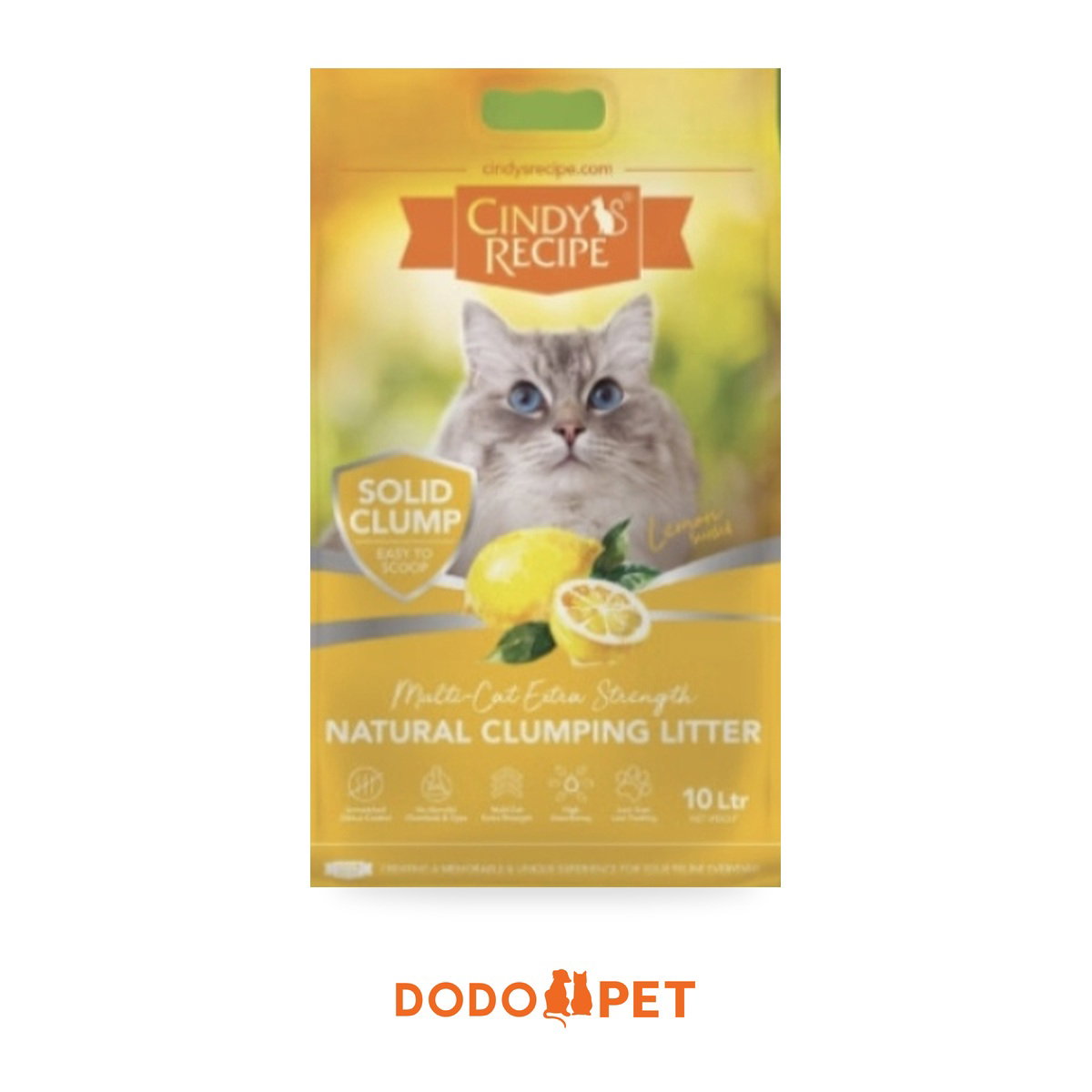 Cindy's Recipe Natural Clumping Cat Litter 10L – Lavender, Lemon, Coffee_2