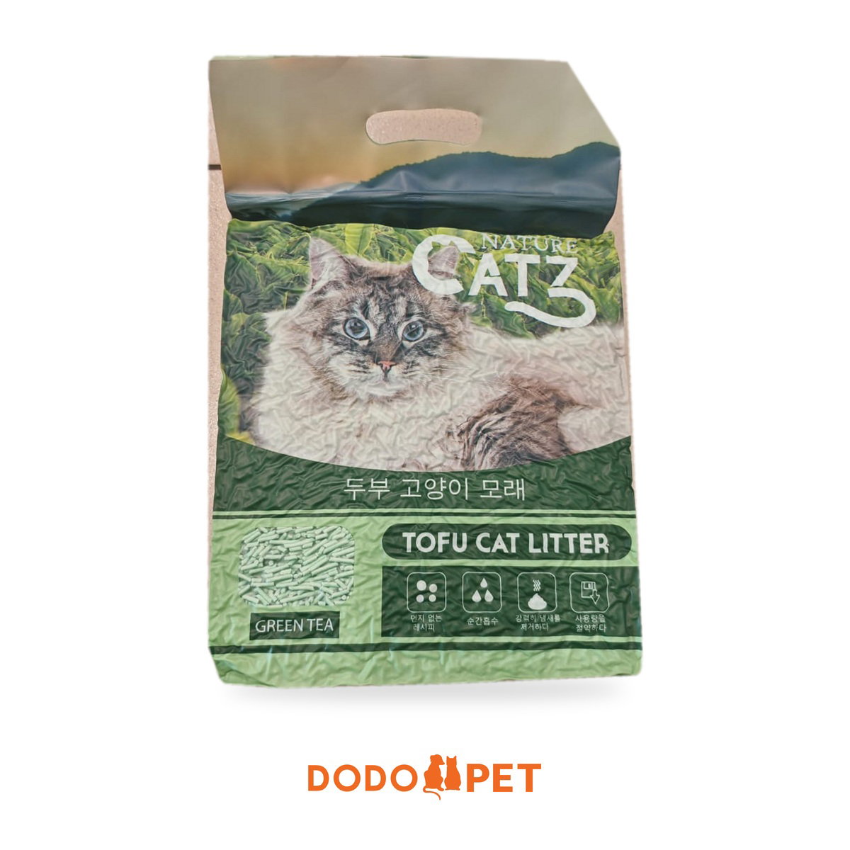 Nature Catz Tofu Cat Litter – Charcoal, Green Tea_2