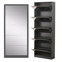 MIRROR SHOE RACK