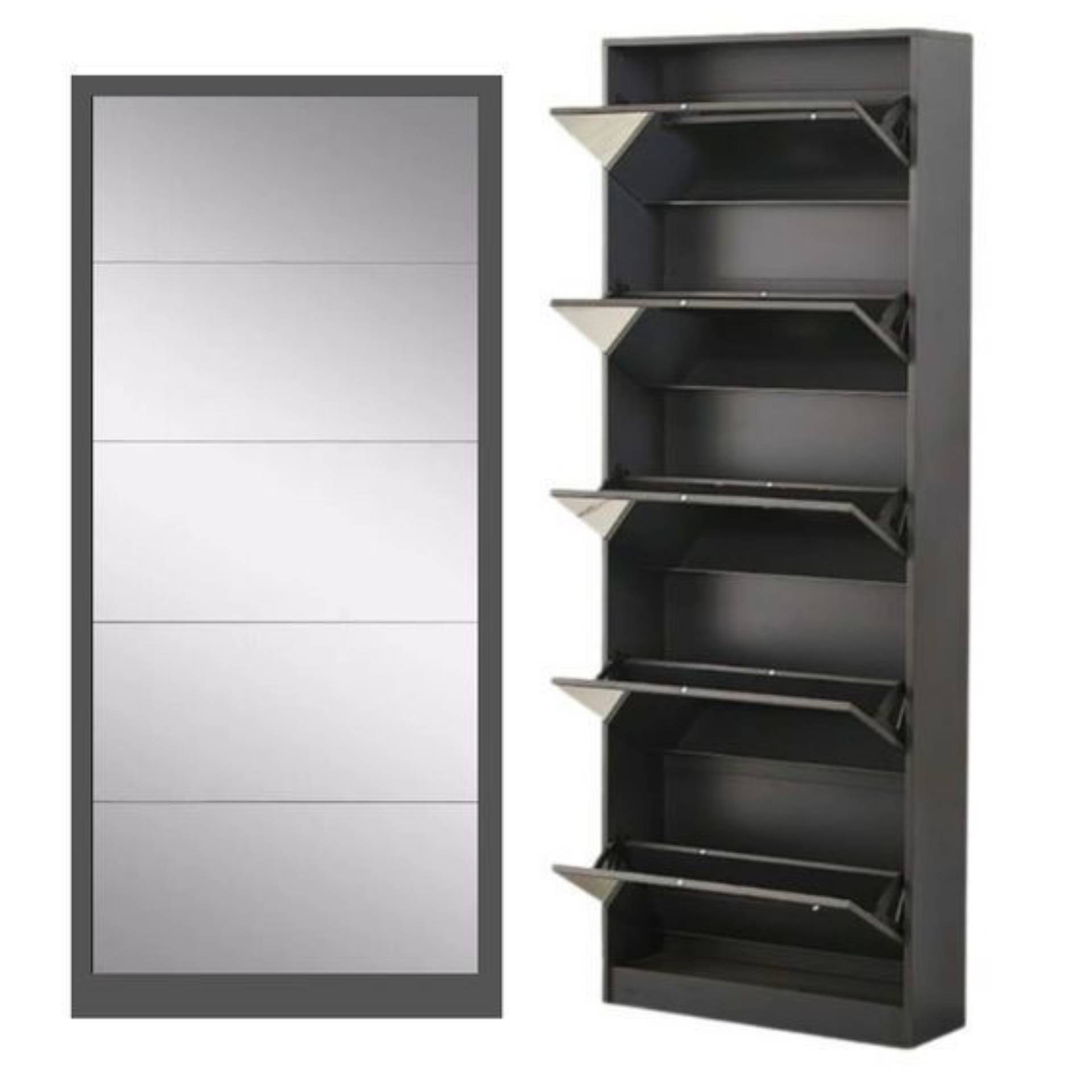 MIRROR SHOE RACK