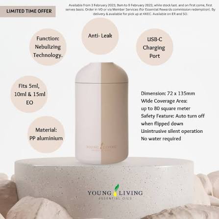 Wanderful Nebulizer Diffuser (Lilac)