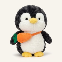 punguin de plus cu gentuta in forma de morcov (plus Kawaii) set 2 buc 45&35CM 
