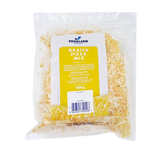 DAIRY CHEESE GRATED PIZZA MIX FOODLAND 800G Code: CRGRPMIX-U <<< Econo Foods >>>