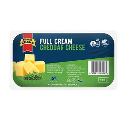 FIRST CHOICE CHEDDAR 700G UNIT 700G Code: FCCH700-U <<< Econo Foods >>>