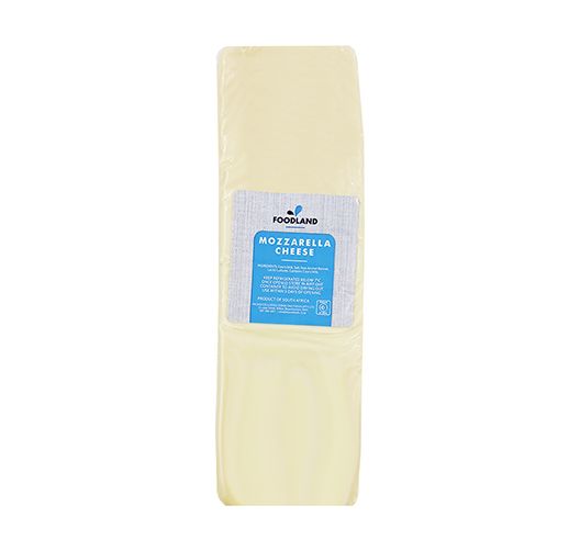 DAIRY CHEESE MOZZARELLA FOODLAND 1.8kg - 2.5kg Code: FLMOZ-KG <<< Econo Foods >>>