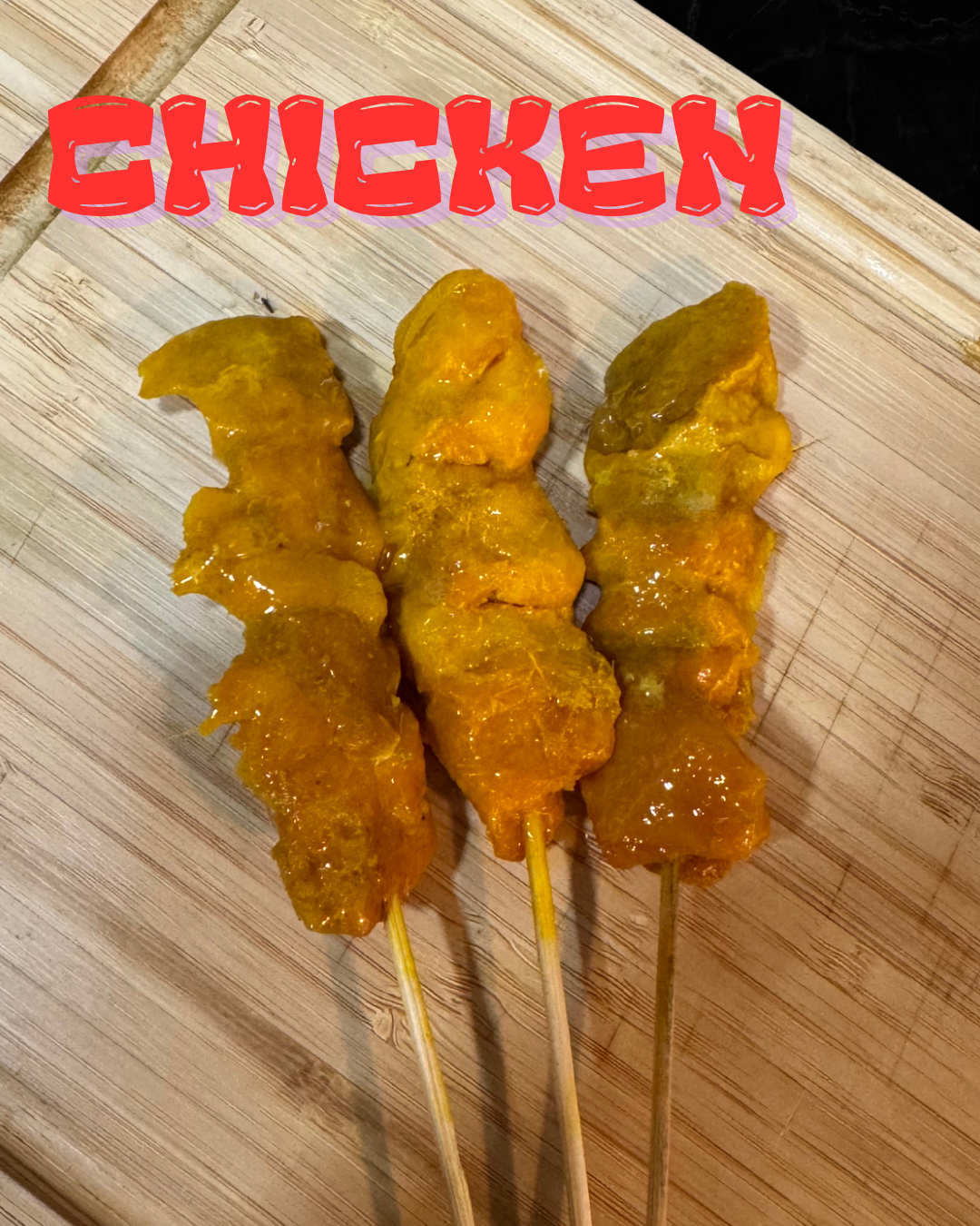 RAW Satay Sticks