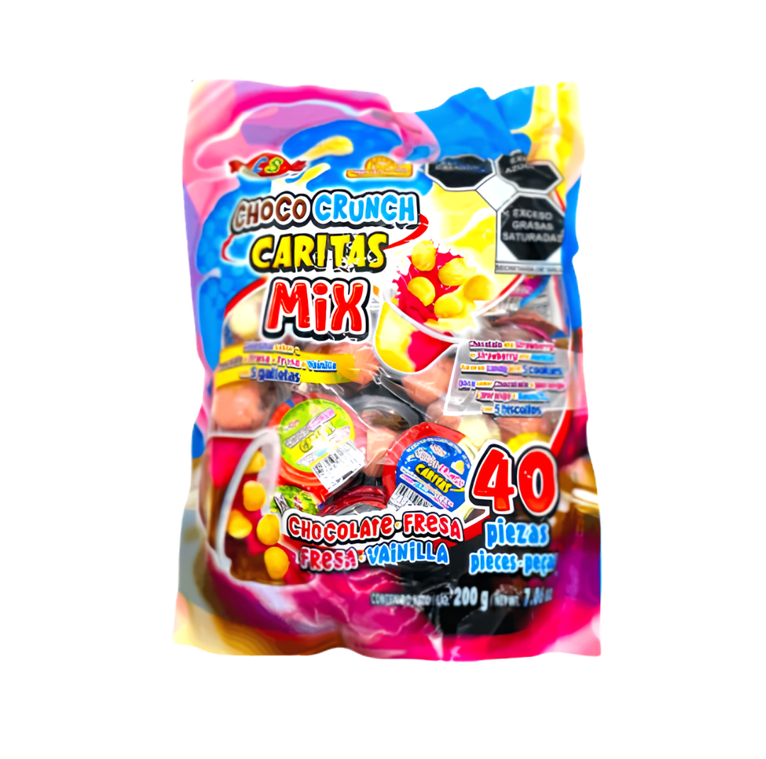 CHOCO CRUNCH CARITAS MIX DELICIAS BSA C/40 PZS
