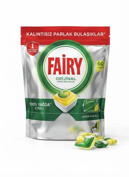 Fairy Orijinal Hepsi Bir Arada 60 Yıkama (Limon Kokulu)