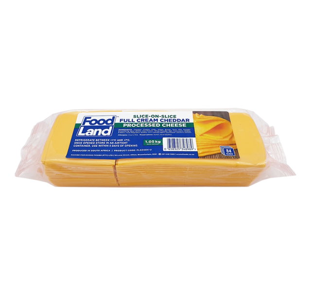 DAIRY CHEESE SLICES 84 CHEDDAR FOODLAND 1.05KG Code: FLSOS84-U <<< Econo Foods >>>
