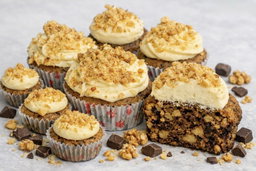 Chocolate Walnut Cupcakes