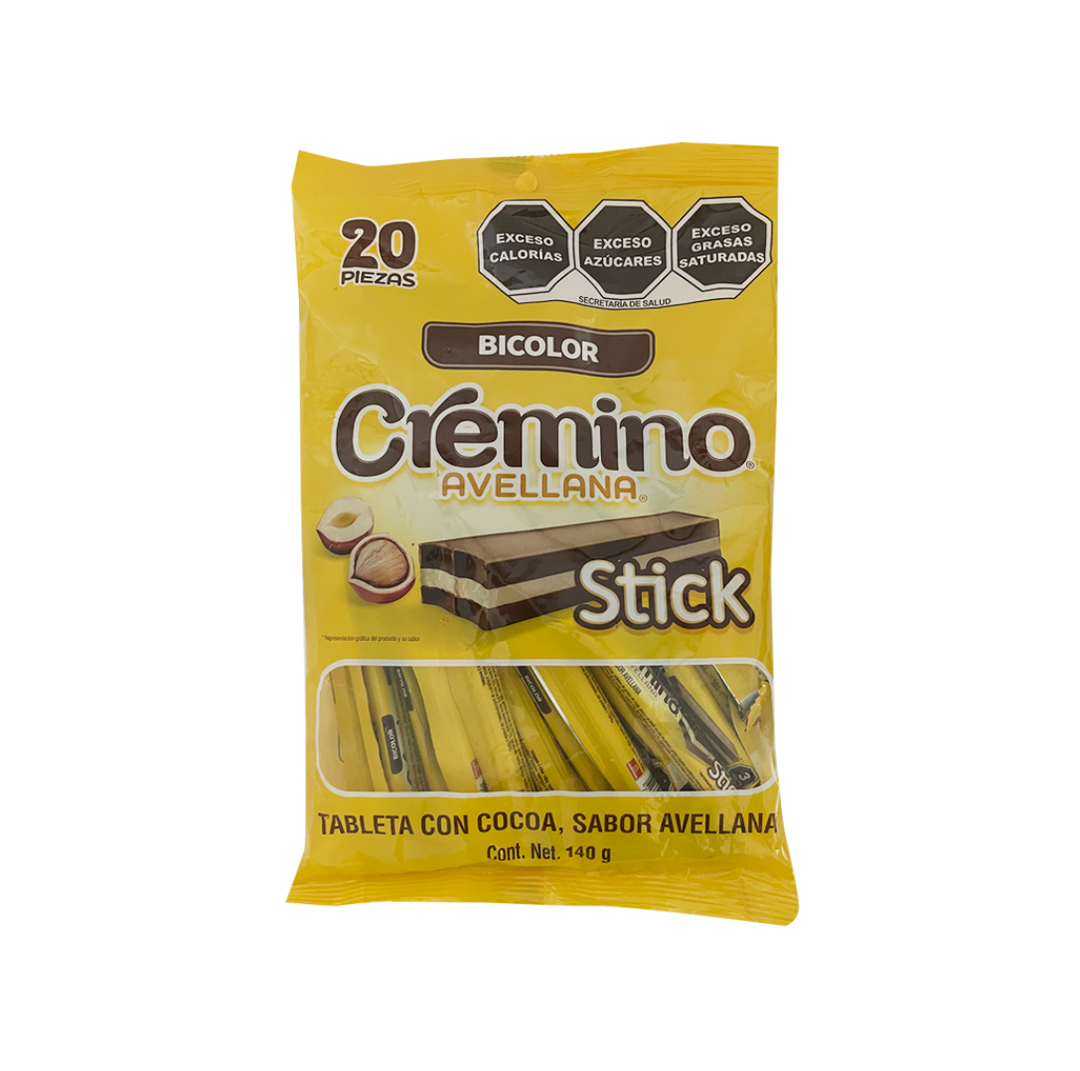 CREMINO BICOLOR STICK 7GR NUTRESA BSA C/20 PZS