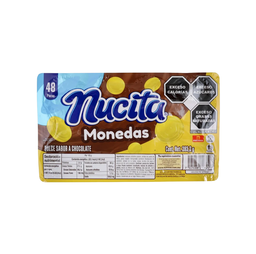 MONEDAS DE CHOCOLATE 5.9GR NUTRESA DISP C/48 PZS