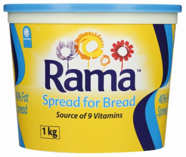 RAMA UNILEVER SPREAD TUB 1KG Code: R1SPREAD <<< Econo Foods >>>