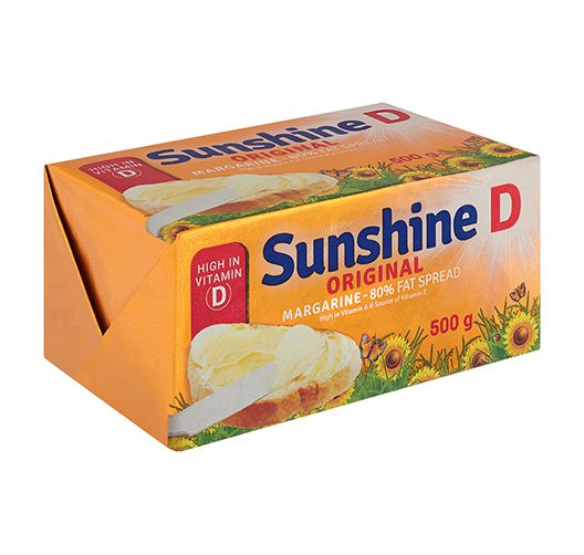 SUNSHINE/D ORIG MARGARINE 500G Code: SDOB500-U <<< Econo Foods >>>