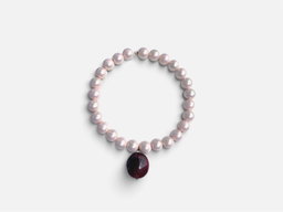 The Blush Bordeaux stone necklace✨