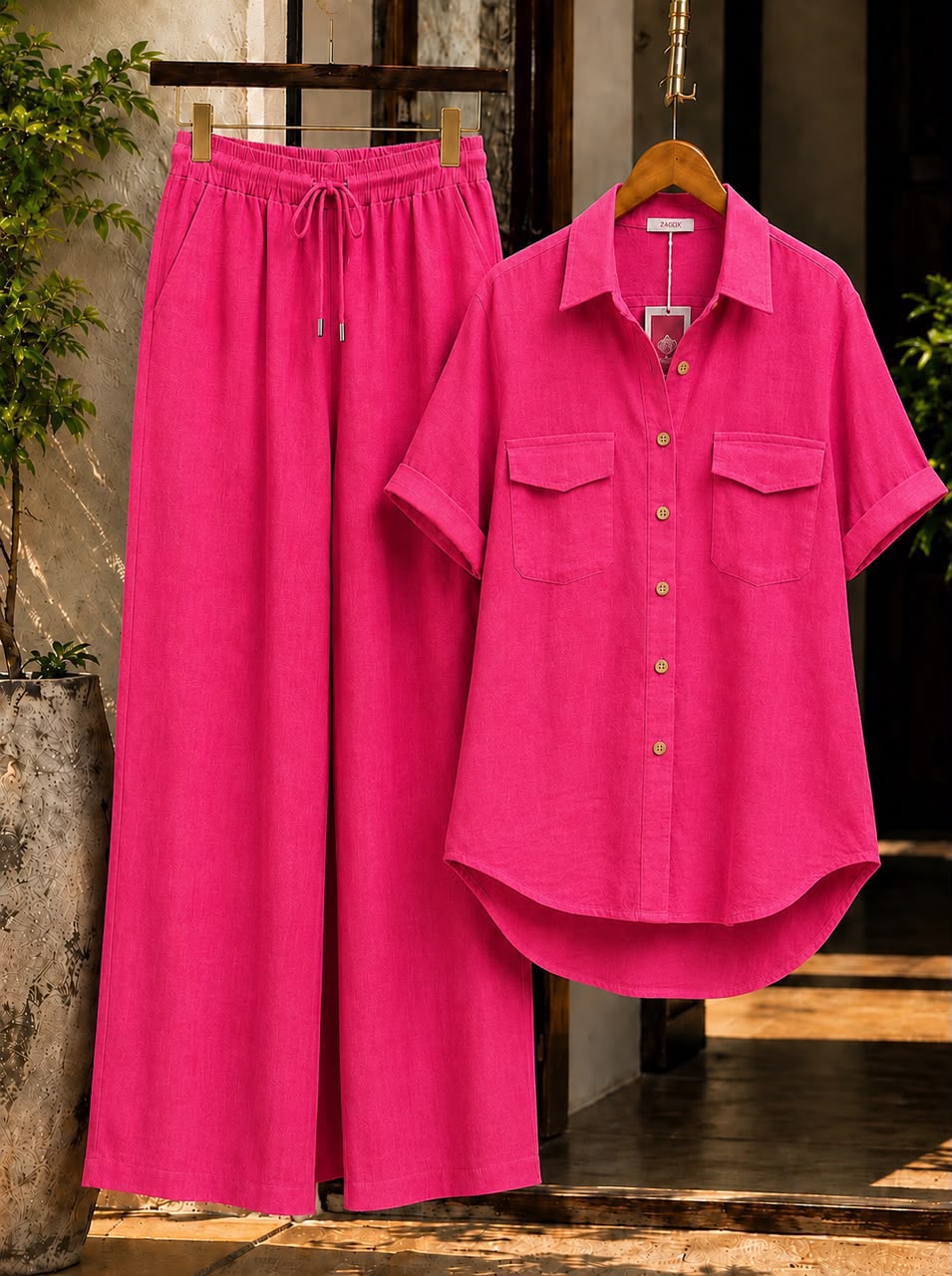 Two Piece Linen Set_5